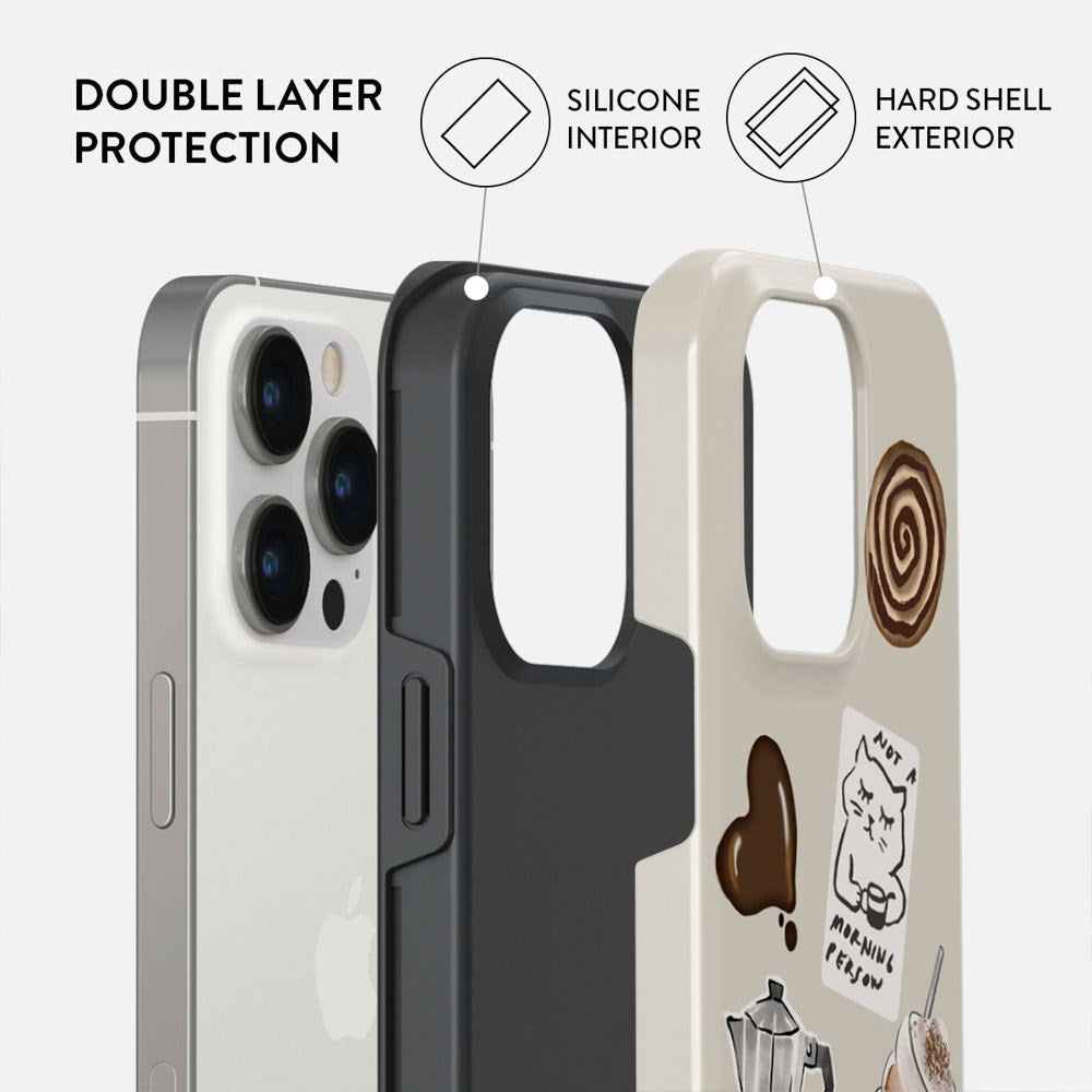 Burga iPhone 13 Pro Tough Fashion Deksel - Oat Milk Please