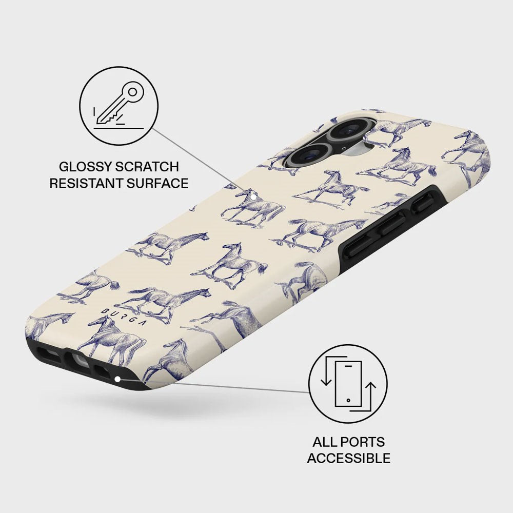 Burga iPhone 17 Tough Fashion Deksel - MagSafe Kompatibel - Derby Race