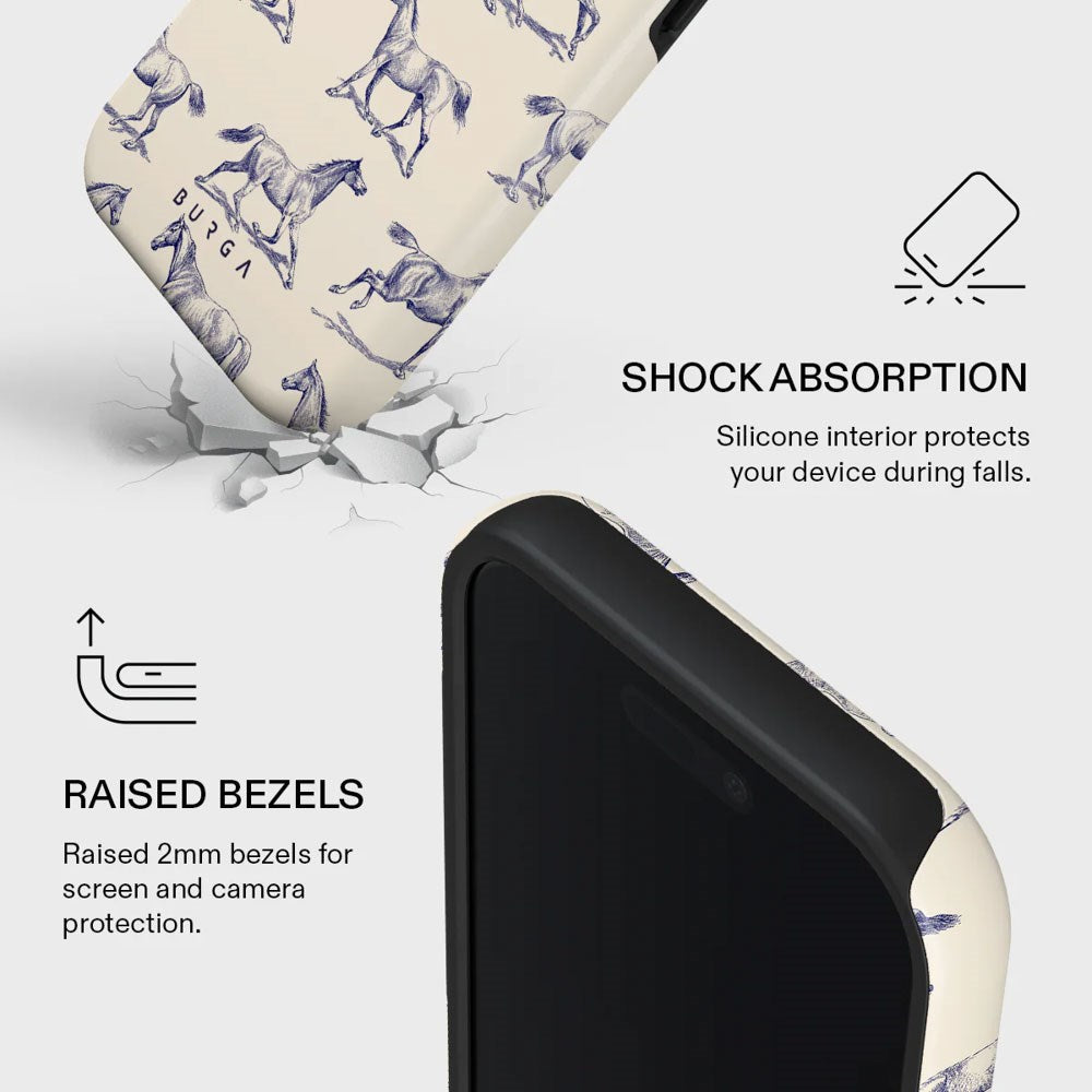 Burga iPhone 17 Tough Fashion Deksel - MagSafe Kompatibel - Derby Race