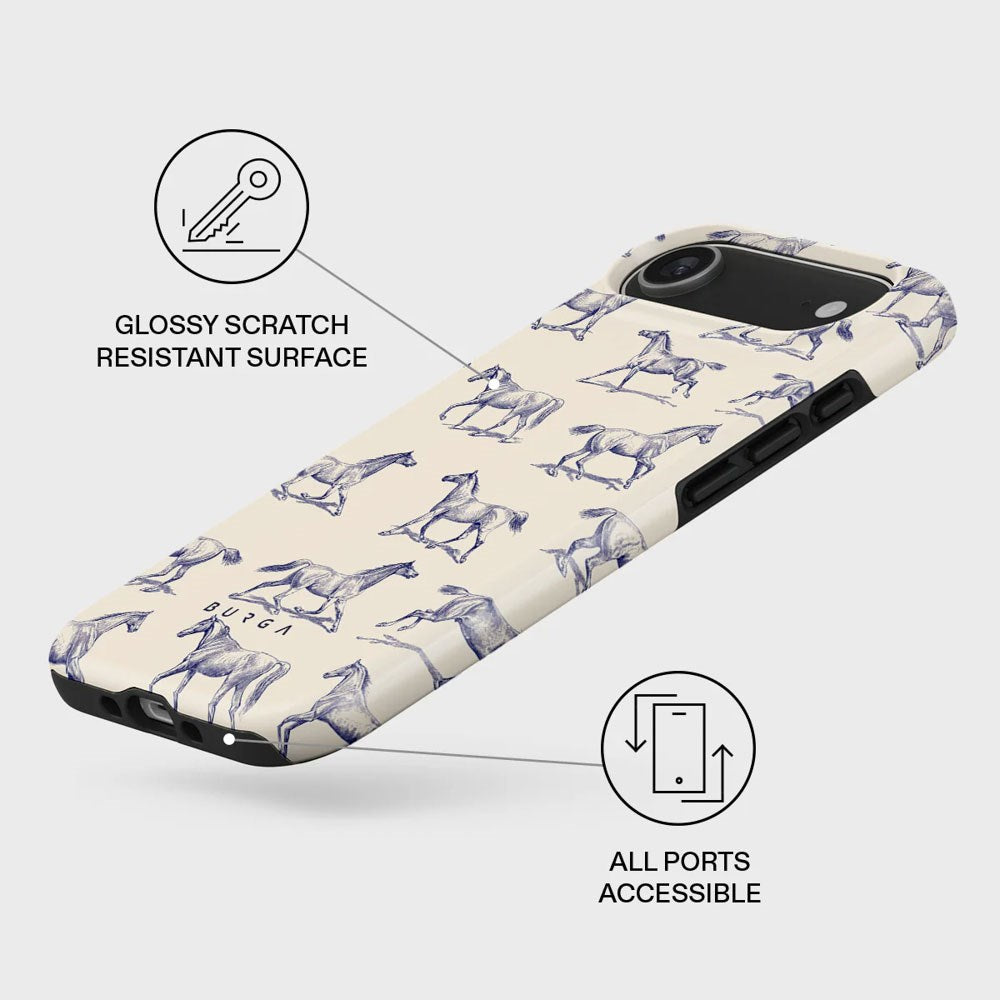 Burga iPhone Air Tough Fashion Deksel - MagSafe Kompatibel - Derby Race