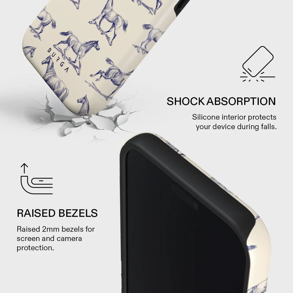 Burga iPhone 17 Pro Max Tough Fashion Deksel - MagSafe Kompatibel - Derby Race