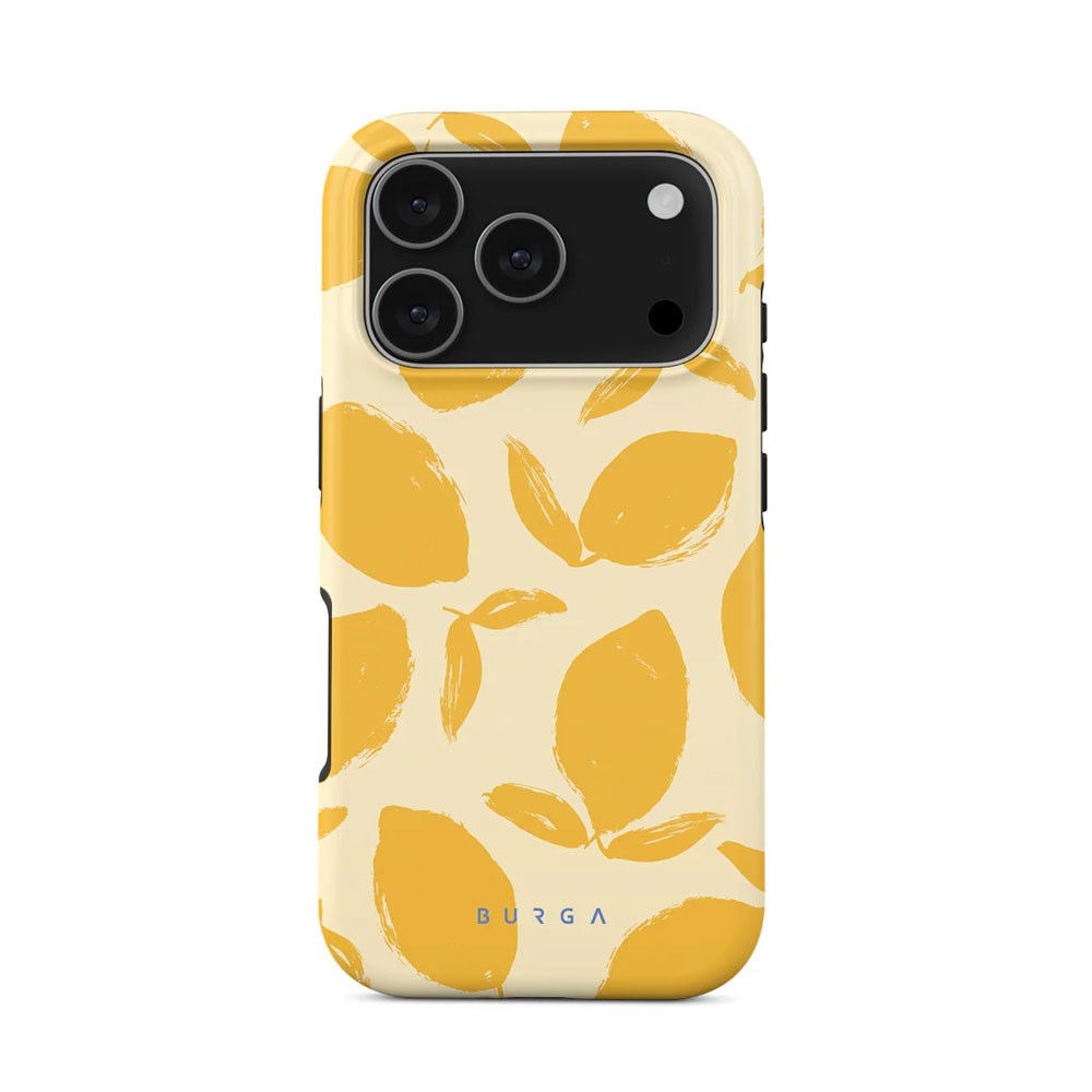 Burga iPhone 17 Pro Tough Fashion Deksel - MagSafe Kompatibel - Lemon Tart