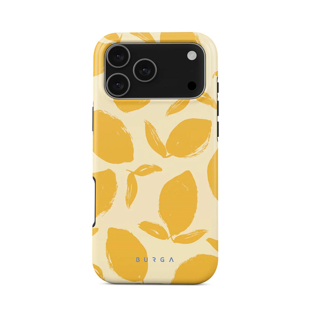 Burga iPhone 17 Pro Max Tough Fashion Deksel - MagSafe Kompatibel - Lemon Tart