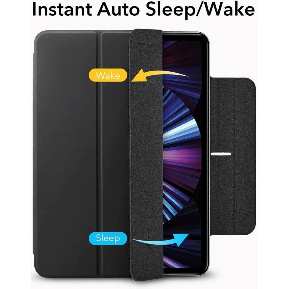 ESR iPad Pro 11" (2022 / 2021 / 2020 / 2018) Rebound Magnetic Flip Deksel - Svart