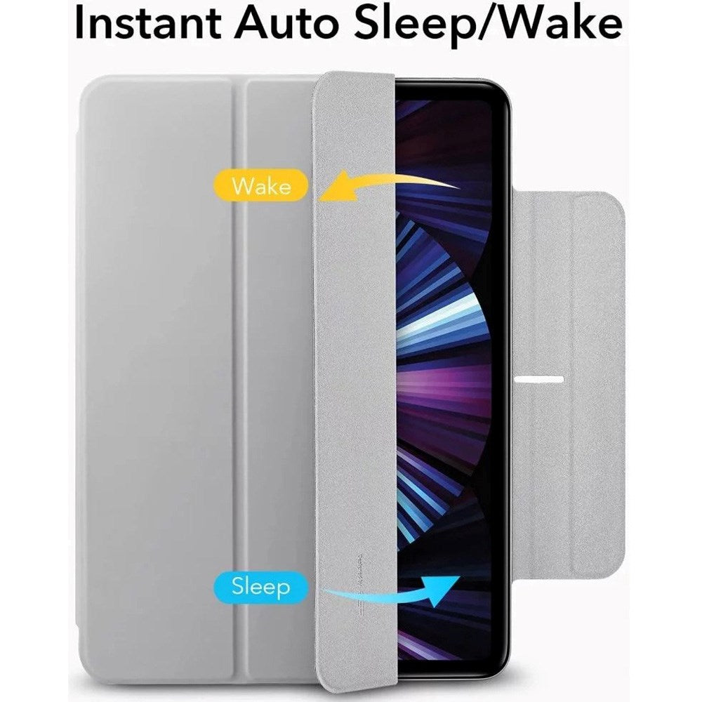 ESR iPad Pro 11" (2022 / 2021 / 2020 / 2018) Rebound Magnetic Flip Deksel - Grå