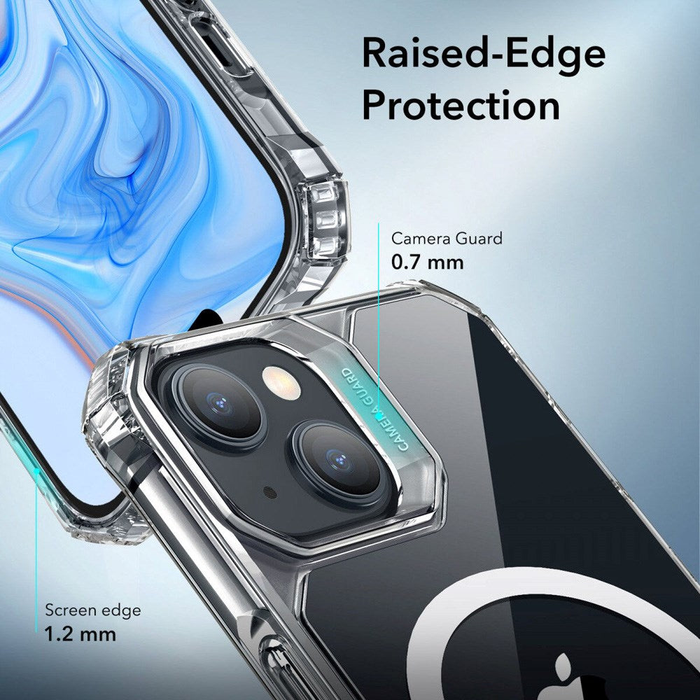 iPhone 15 ESR Air Armor Halolock Deksel - MagSafe Kompatibel - Gjennomsiktig