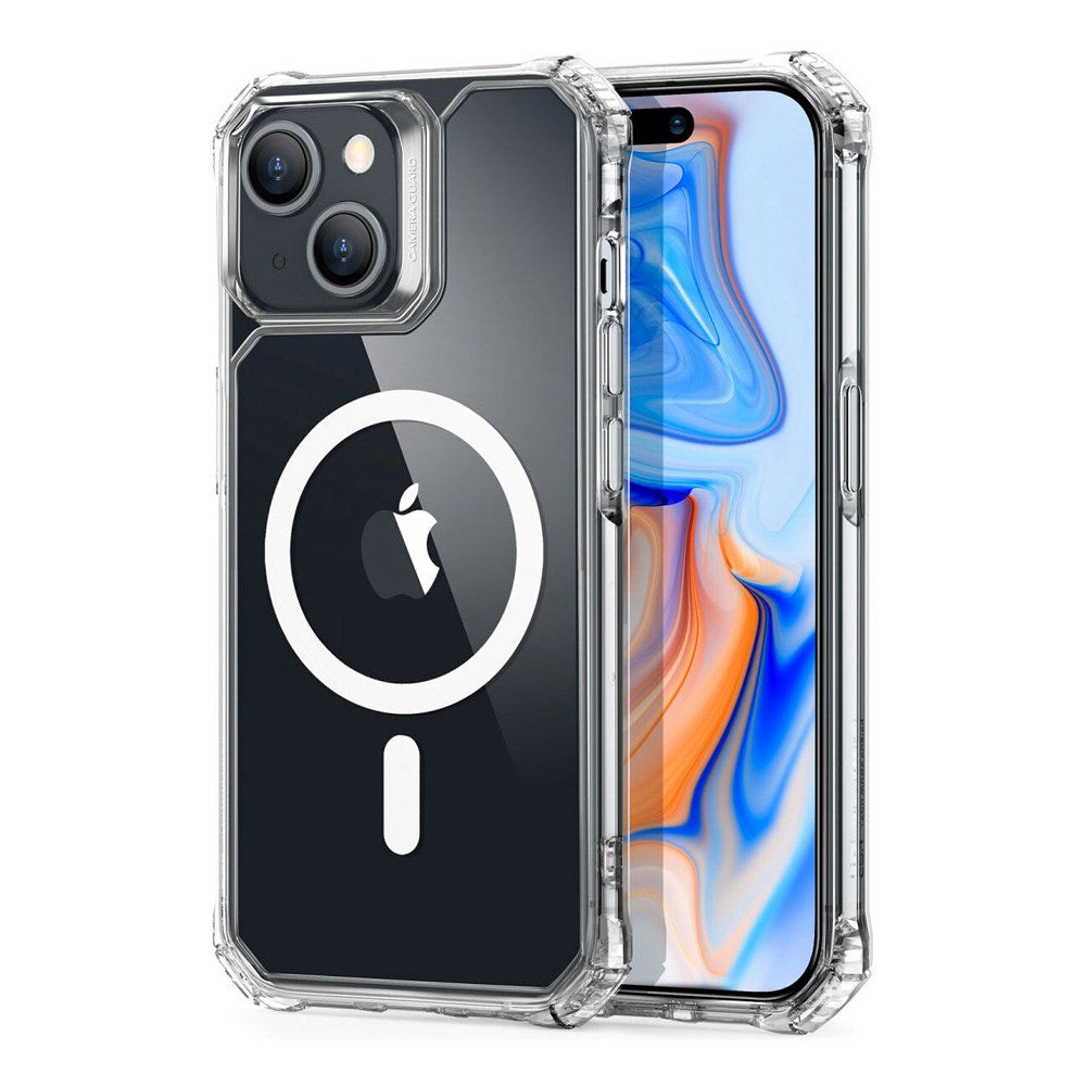 iPhone 15 ESR Air Armor Halolock Deksel - MagSafe Kompatibel - Gjennomsiktig