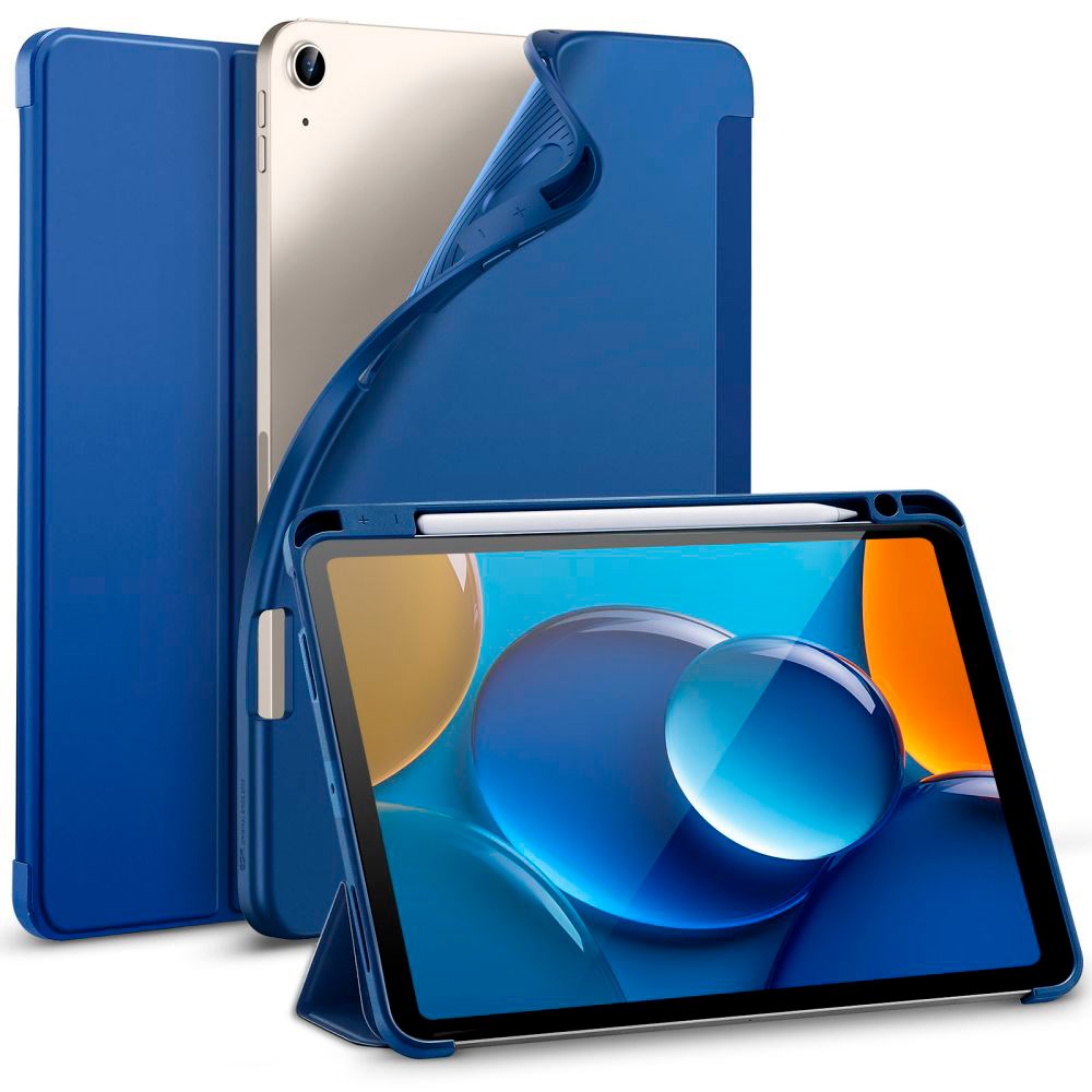 iPad Air 10.9-11" (2025-2020) ESR Rebound Deksel Med Apple Pencil Holder - Blå