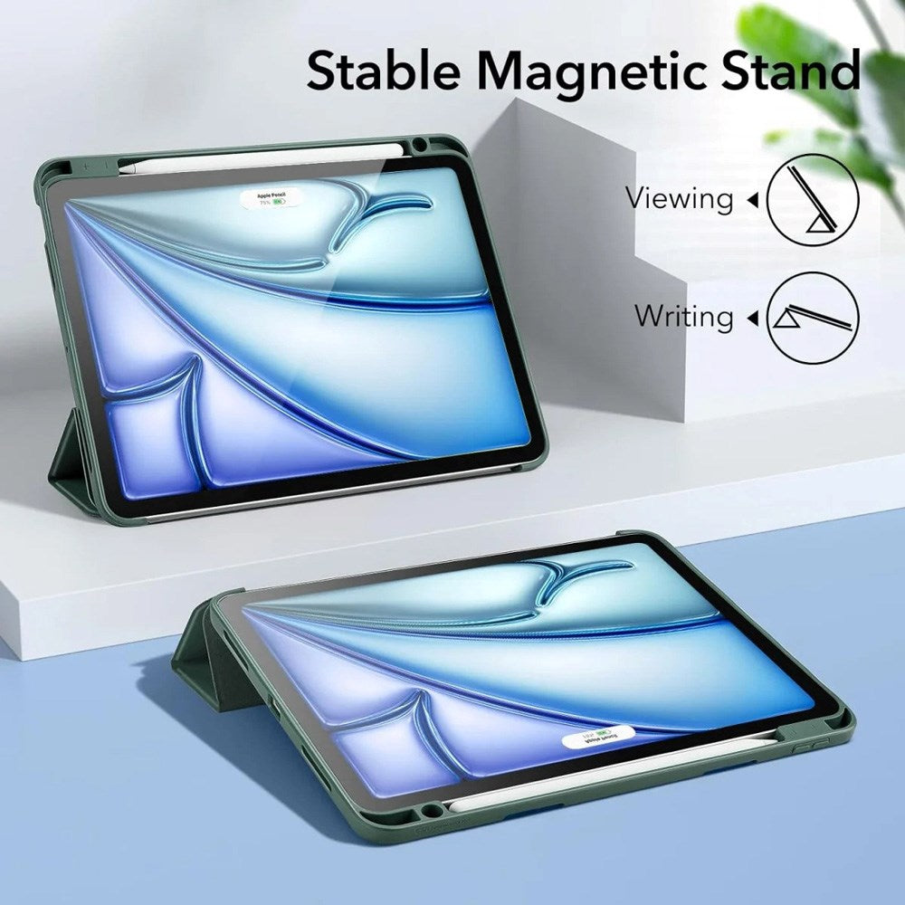 ESR iPad Air 11" (2025 / 2024) / Air 10.9" (2022 / 2020) Rebound Pencil Flip Deksel - Grønn