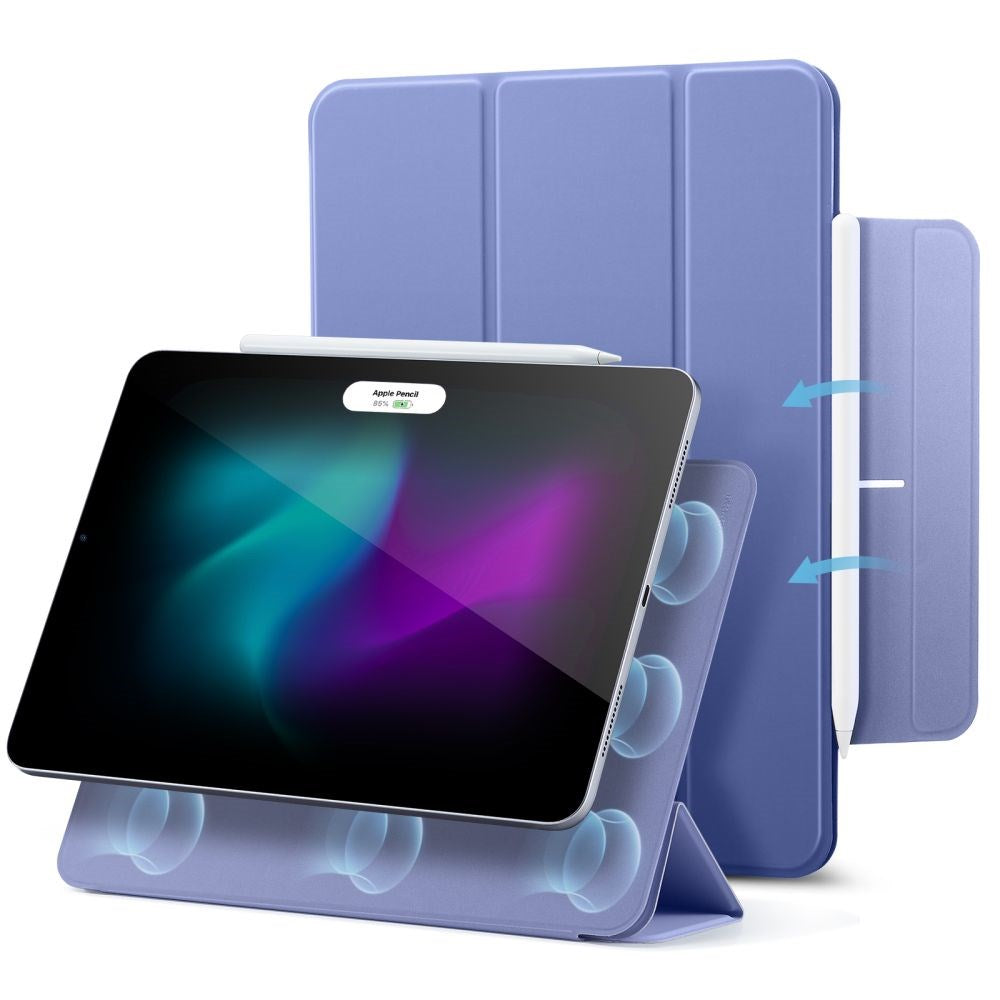 iPad Pro 11" (2025 / 2024) ESR Rebound Magnetic Flip Deksel - Lavender