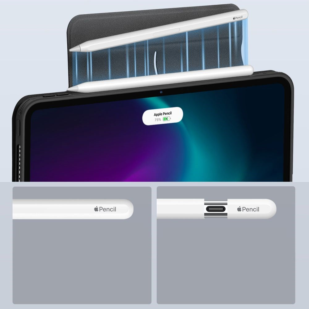 iPad Pro 11" (2025 / 2024) ESR Rebound Hybrid Flip Deksel - Svart