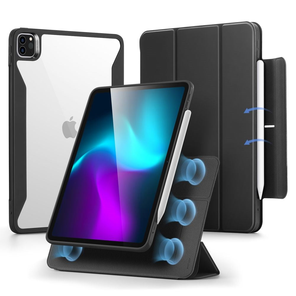iPad Pro 11" (2025 / 2024) ESR Rebound Hybrid Flip Deksel - Svart