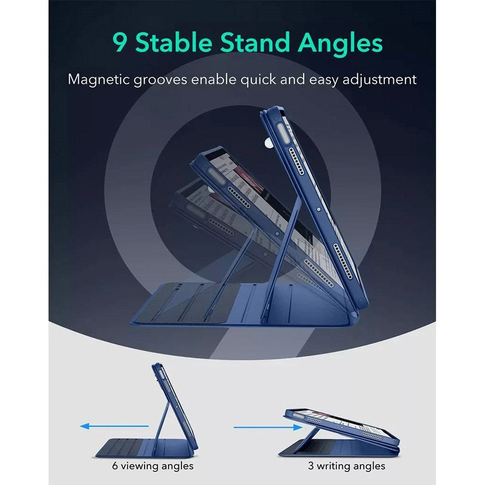 ESR iPad Air 13" (2025 / 2024) Shift Flip Deksel med Avtakbart Deksel - Blå