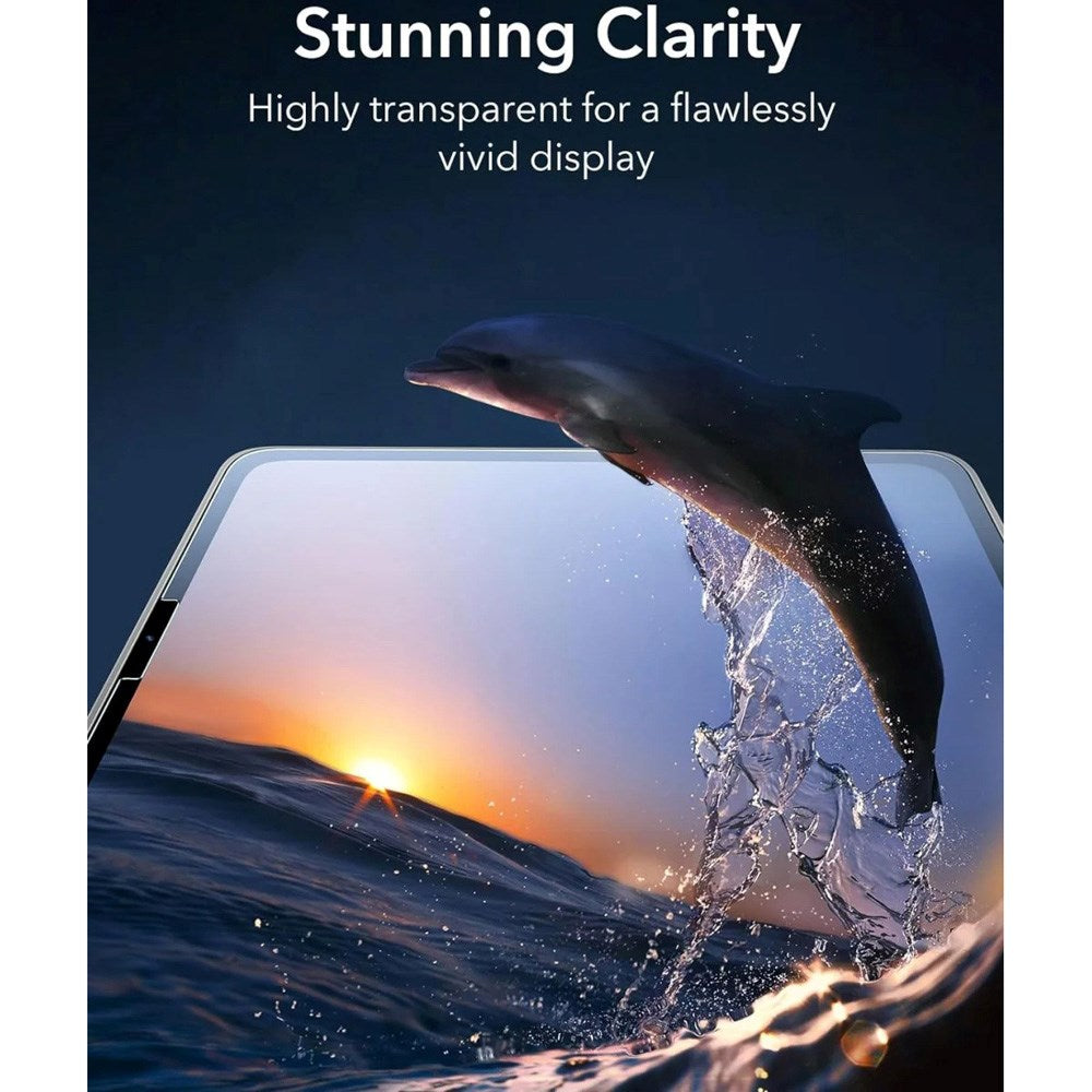 ESR iPad Pro 13" (2024) Herdet Glass Skjermbeskytter med Monteringsramme - 2 Stk. - Gjennomsiktig