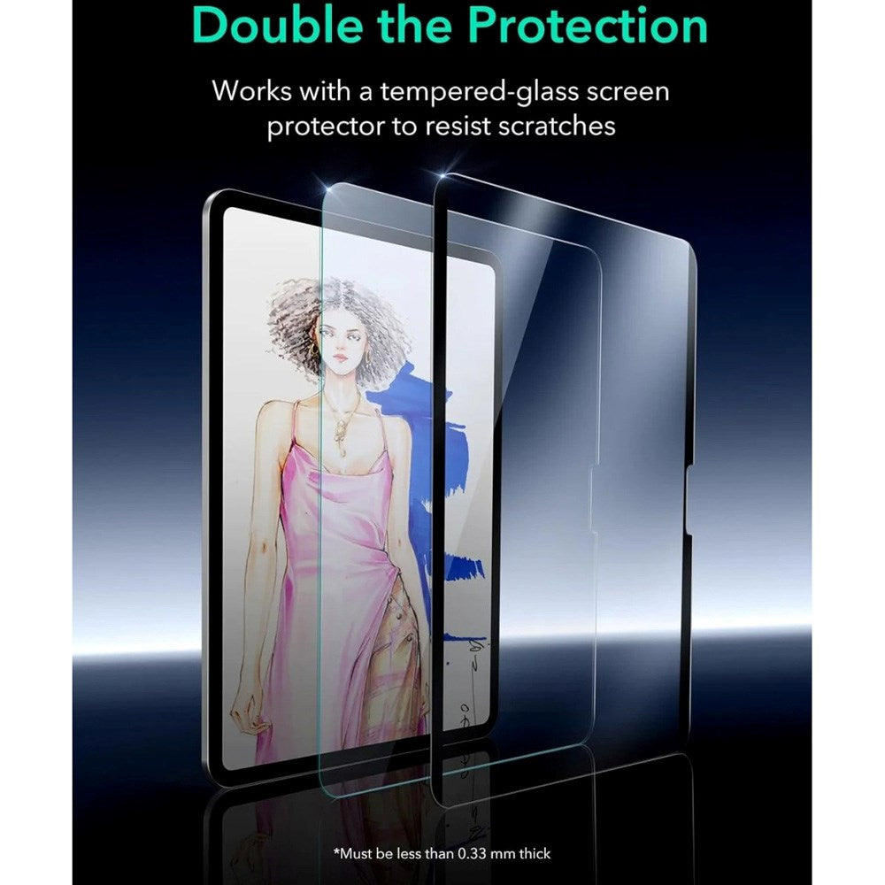 ESR iPad Pro 13" (2024) Magnetisk Paper Feel Skjermbeskytter - Matt / Gjennomsiktig