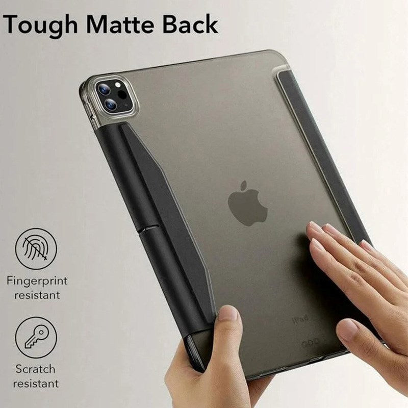 iPad Pro 13" (2025 / 2024) ESR Ascend Tri-Fold Flipdeksel - Kunstskinn - Svart