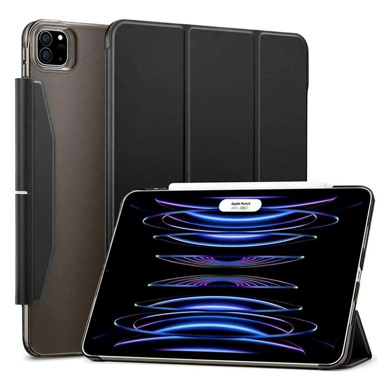 iPad Pro 13" (2025 / 2024) ESR Ascend Tri-Fold Flipdeksel - Kunstskinn - Svart