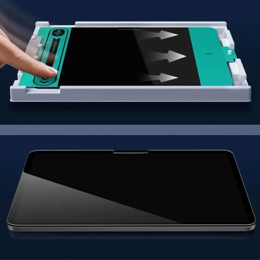 ESR iPad Air 11" (2025 / 2024) Herdet Glass Skjermbeskytter med Monteringsramme - 2 Stk. - Gjennomsiktig