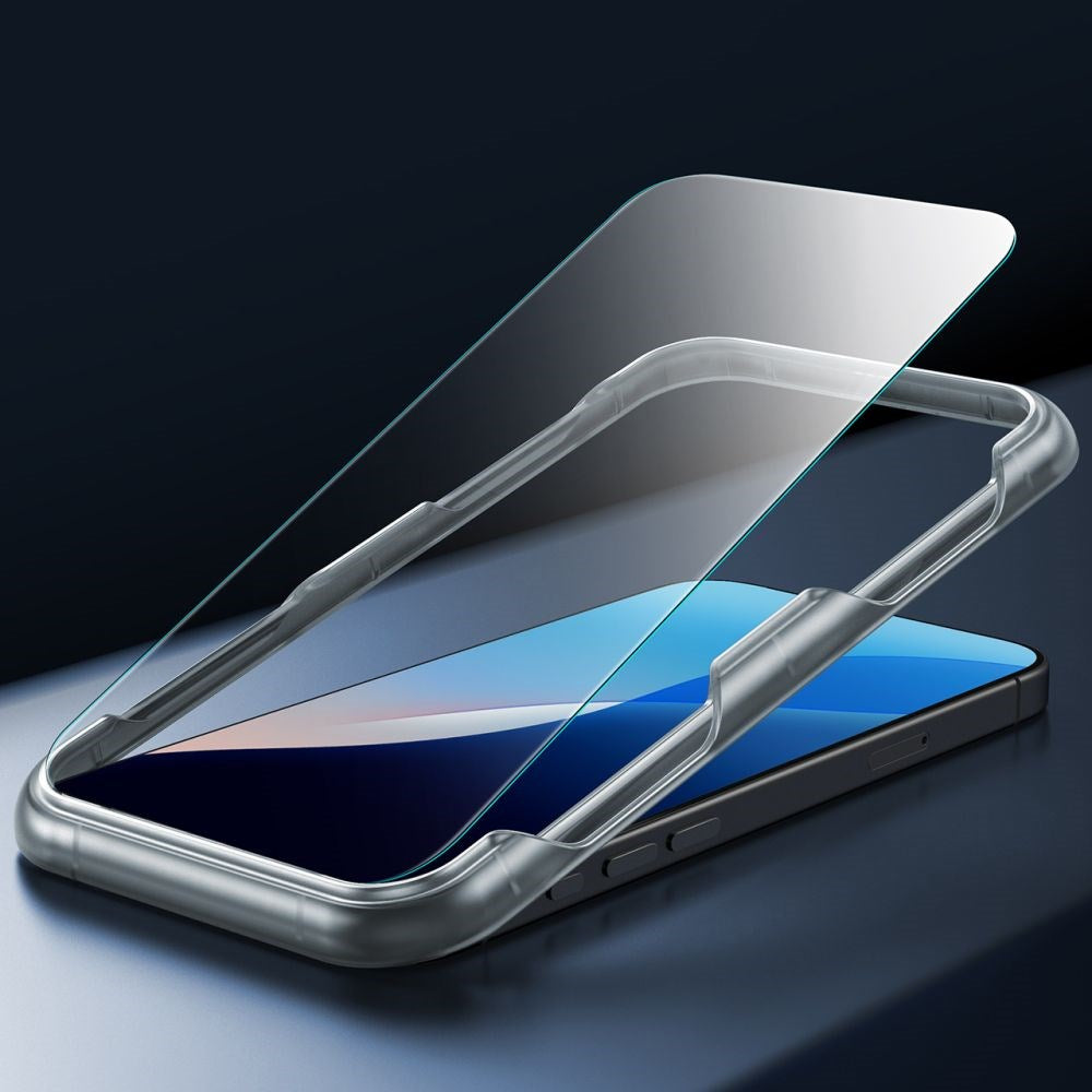 iPhone 16 ESR Classic Pro Set HaloLock m. Bak Deksel & Skjermbeskyttelsesglass – MagSafe Kompatibel – Gjennomsiktig