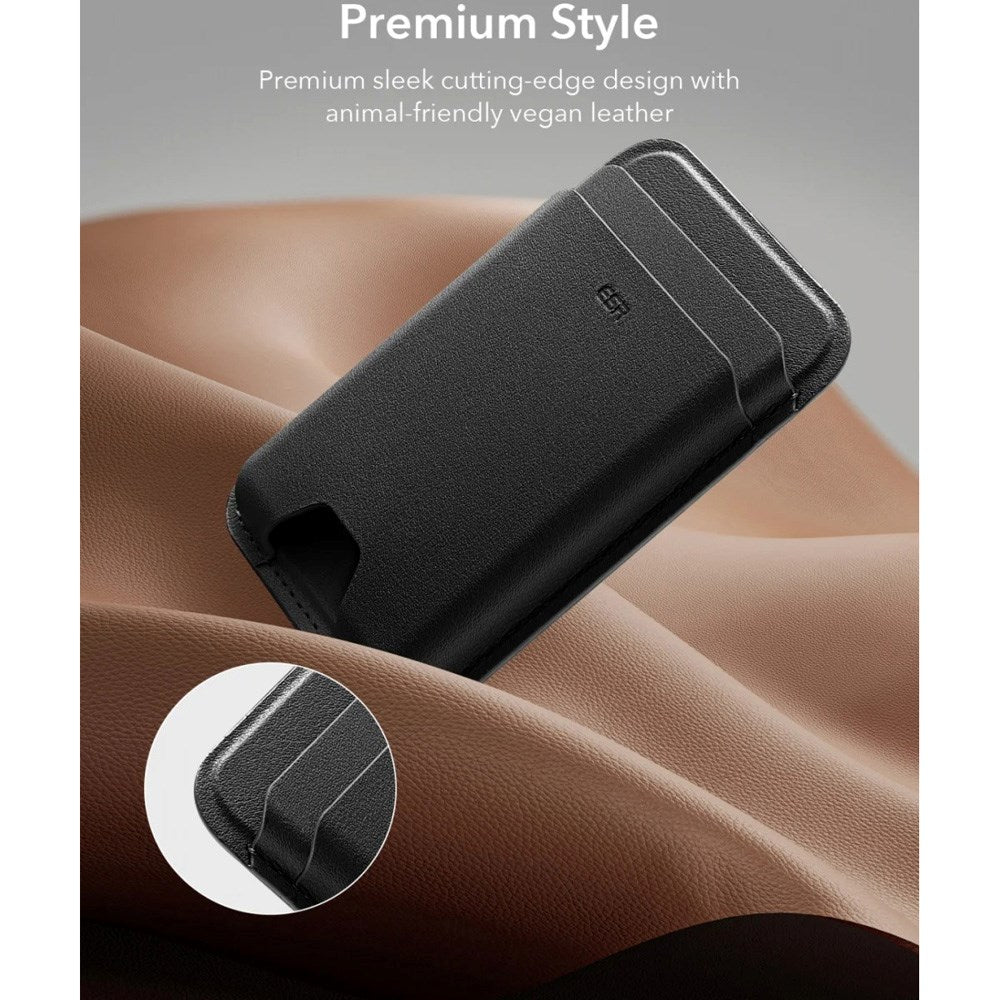 ESR HaloLock Kortholder i Kunstskinn med MagSafe - Brun