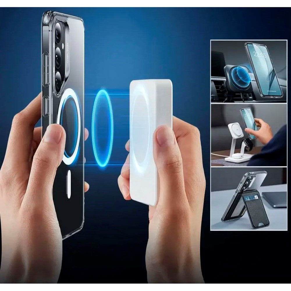 ESR Samsung Galaxy S25+ (Plus) Classic Hybrid Deksel - MagSafe Kompatibel - Gjennomsiktig