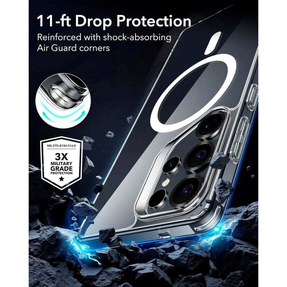 ESR Samsung Galaxy S25 Ultra Classic Hybrid Deksel - MagSafe Kompatibel - Gjennomsiktig