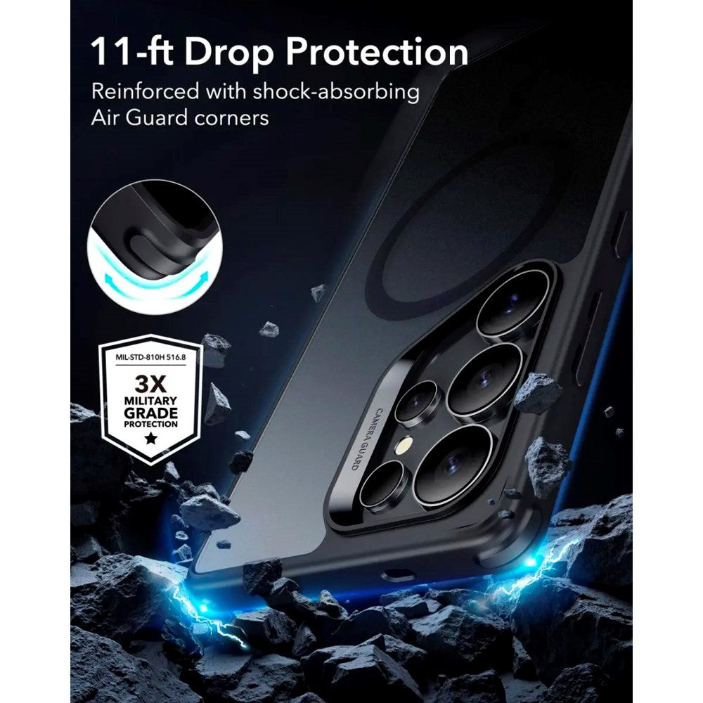 ESR Samsung Galaxy S25 Ultra Classic Hybrid Deksel - MagSafe Kompatibel - Matt Svart