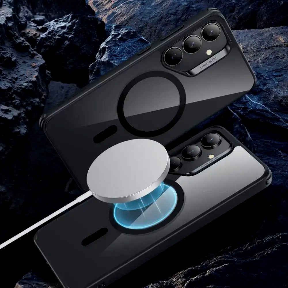 ESR Samsung Galaxy S25+ (Plus) Classic Hybrid Deksel - MagSafe Kompatibel - Gjennomsiktig / Svart