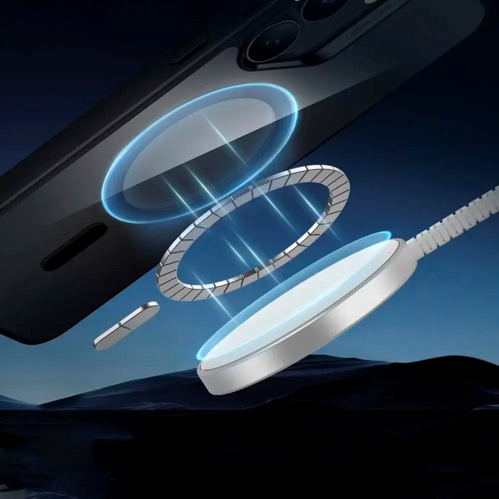 ESR Samsung Galaxy S25+ (Plus) Classic Hybrid Deksel - MagSafe Kompatibel - Gjennomsiktig / Svart