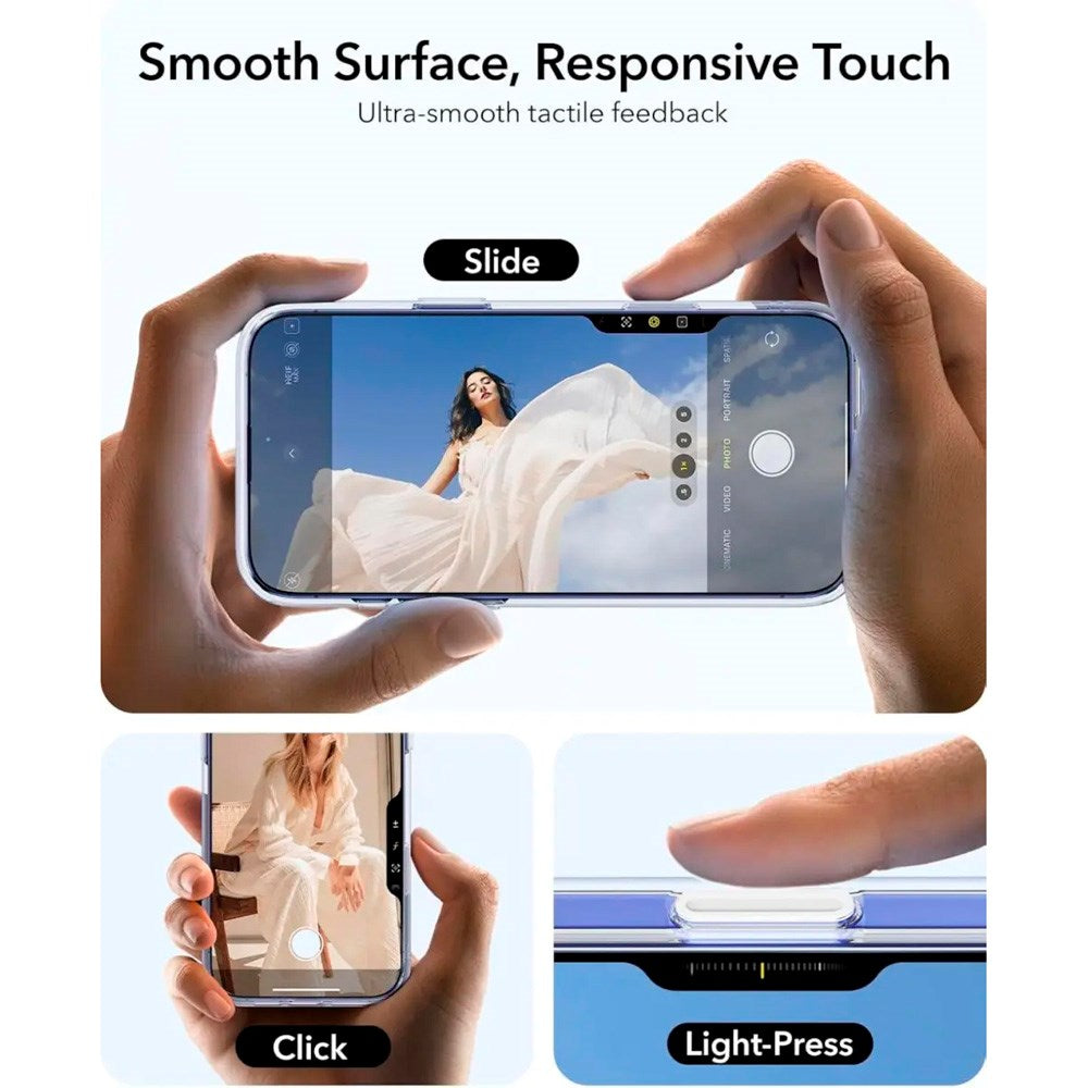 ESR iPhone 16 Classic Hybrid Deksel m. Kickstand - MagSafe Kompatibel - Gjennomsiktig