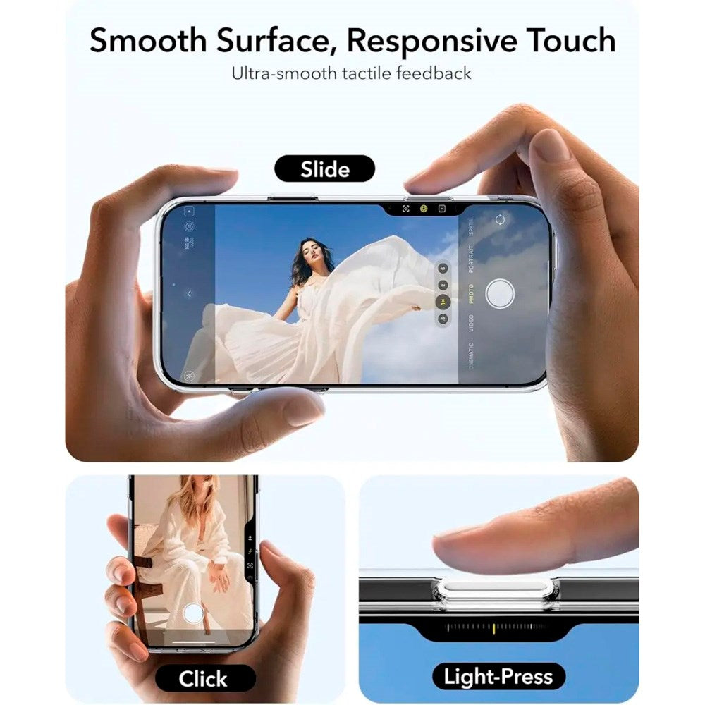 ESR iPhone 16 Pro Max Classic Hybrid Deksel m. Kickstand - MagSafe Kompatibel - Gjennomsiktig