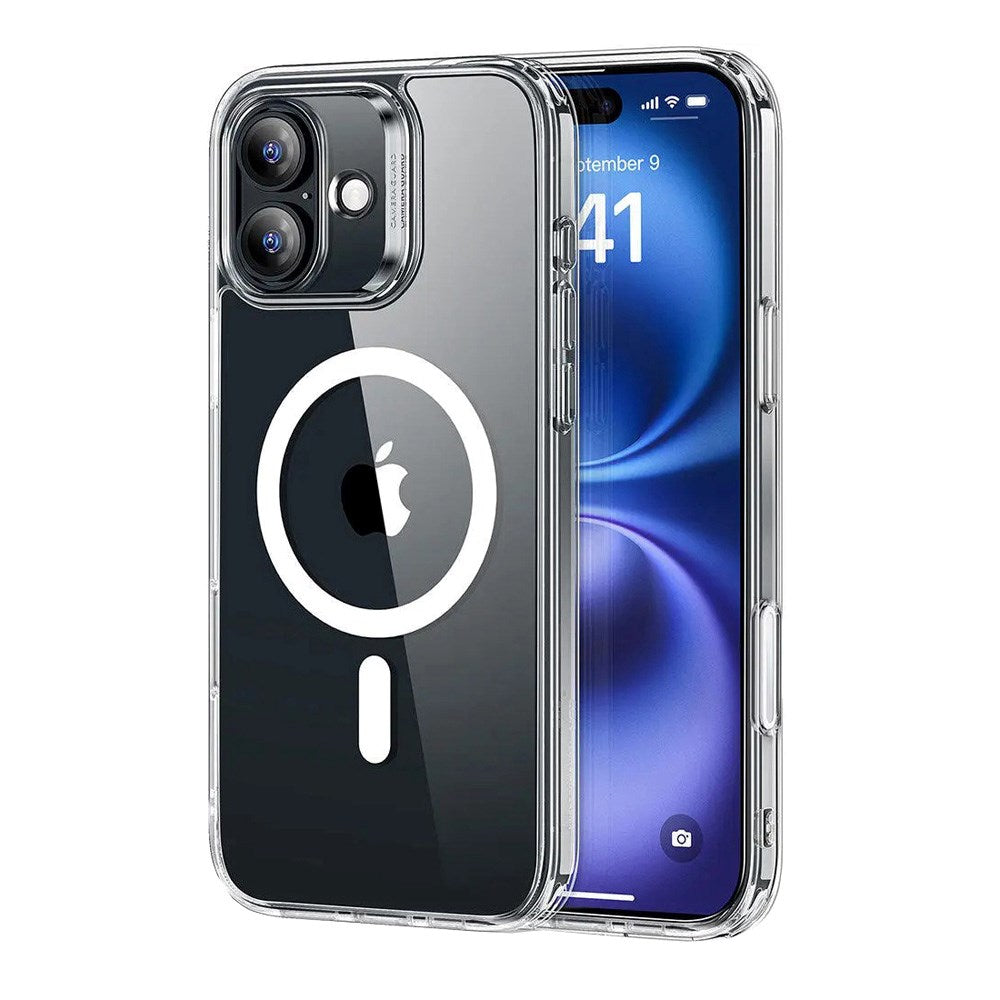 ESR iPhone 16 Classic Hybrid Deksel med Camera Control-Knapp - MagSafe Kompatibel - Gjennomsiktig