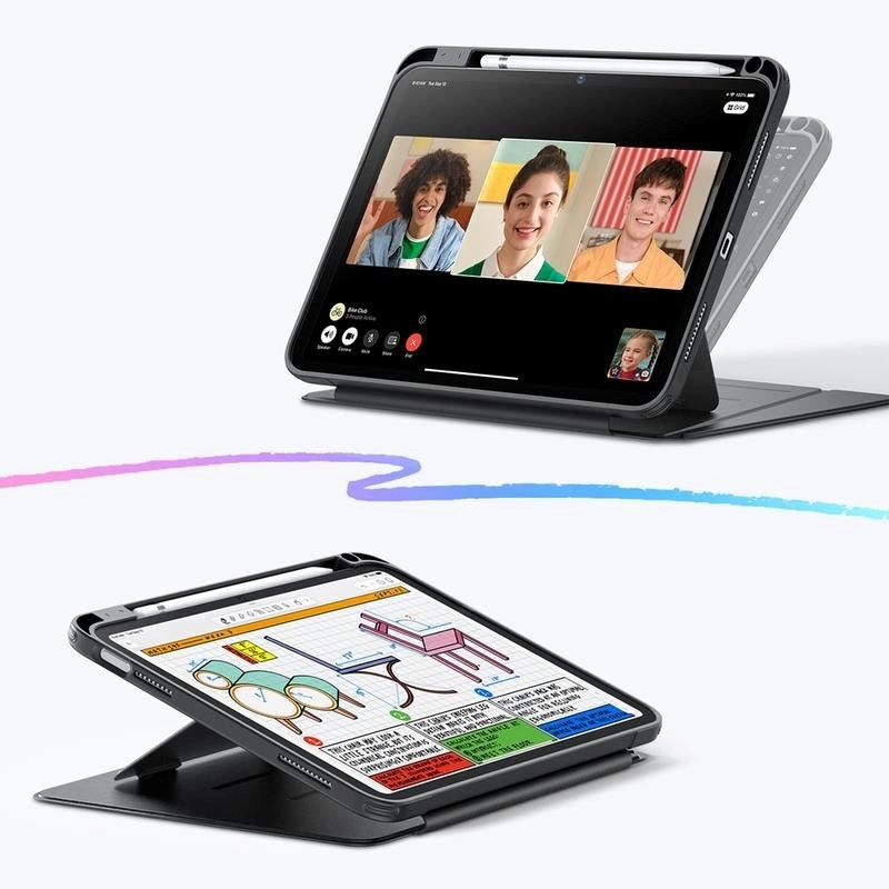 iPad 11" (2025) / 10.9" (2024/2022) ESR Flip Hybrid Deksel – Svart