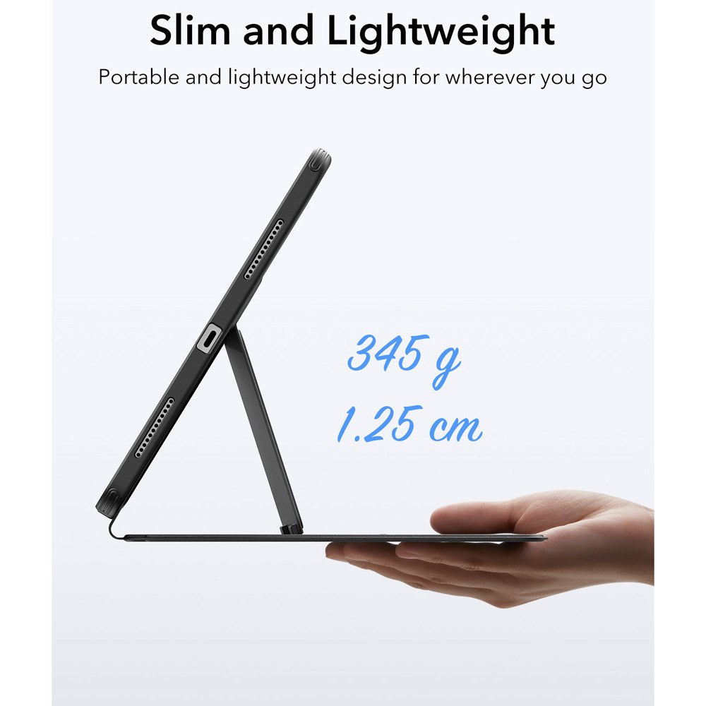 iPad Air 11" (2025 / 2024) / Air (2022 / 2020) ESR Flip Hybrid Deksel - Svart