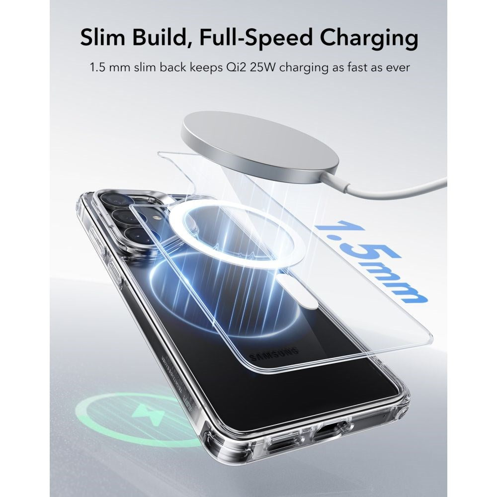 Samsung Galaxy S26 ESR Classic Hybrid Kickstand Deksel - MagSafe Kompatibel - Gjennomsiktig