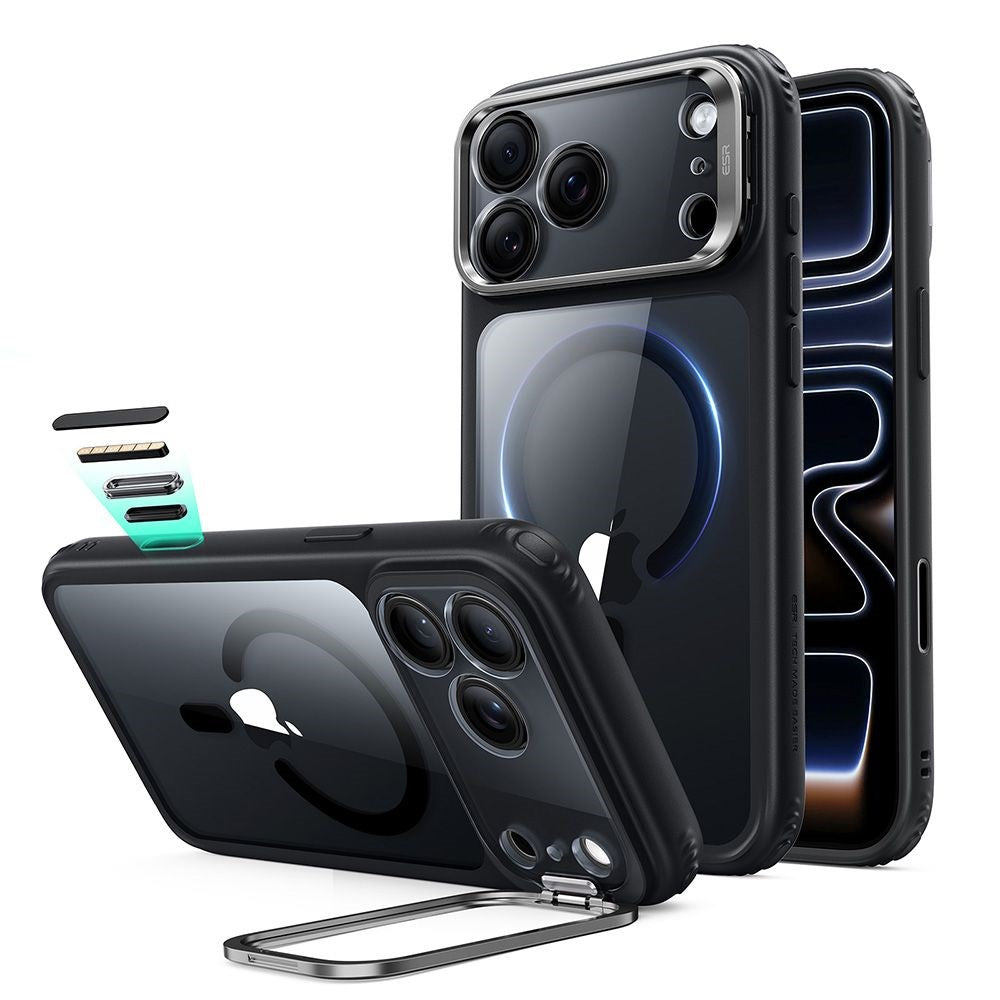 iPhone 18 Pro / 17 Pro ESR Classic Hybrid Kickstand Deksel - MagSafe Kompatibel - Svart