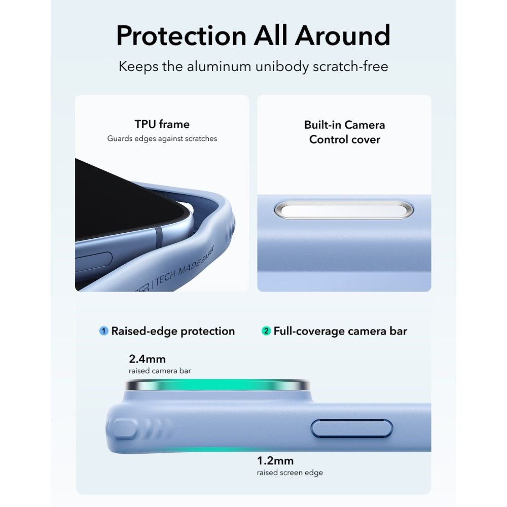 iPhone 18 Pro / 17 Pro ESR Classic Hybrid Kickstand Deksel - MagSafe Kompatibel - Blå