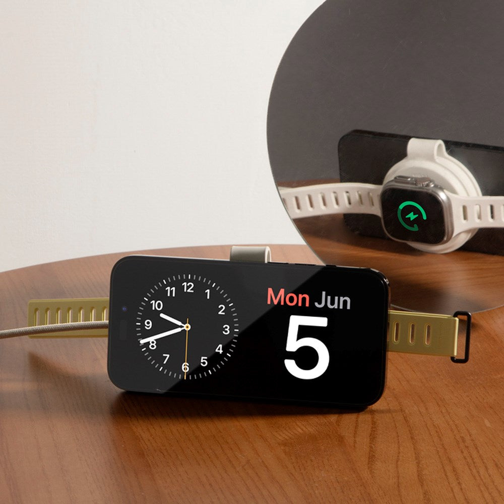 Native Union Voyage 2-i-1 Qi2 Trådløs Lader - Svart