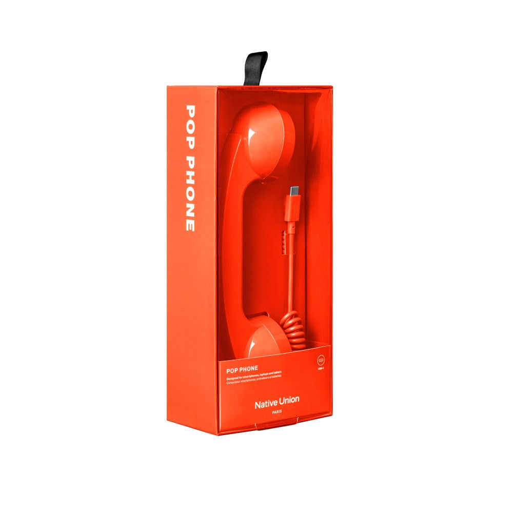 Native Union Pop Phone m. USB-C - Alarm Red