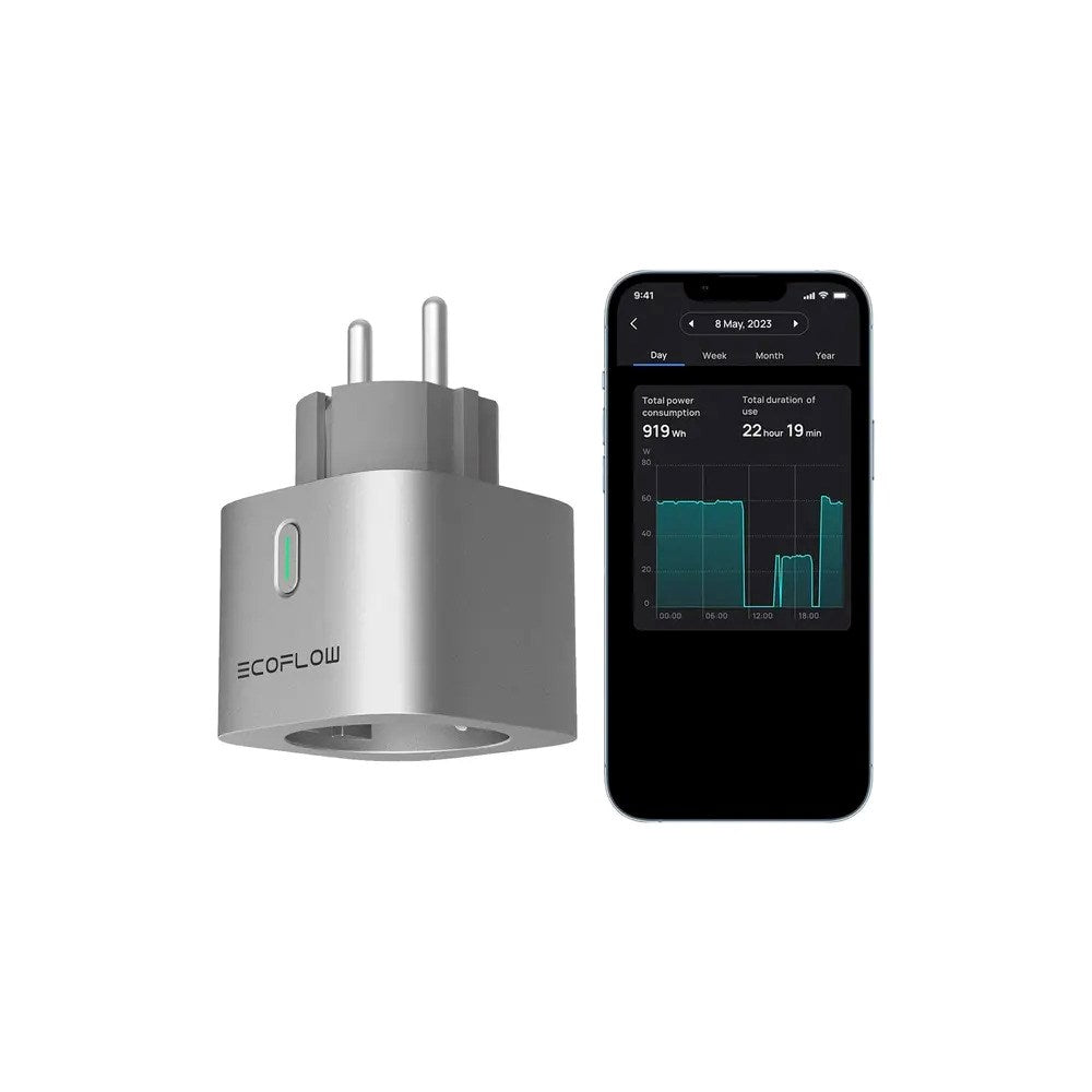 EcoFlow Smart Plug Vegglader - Grå