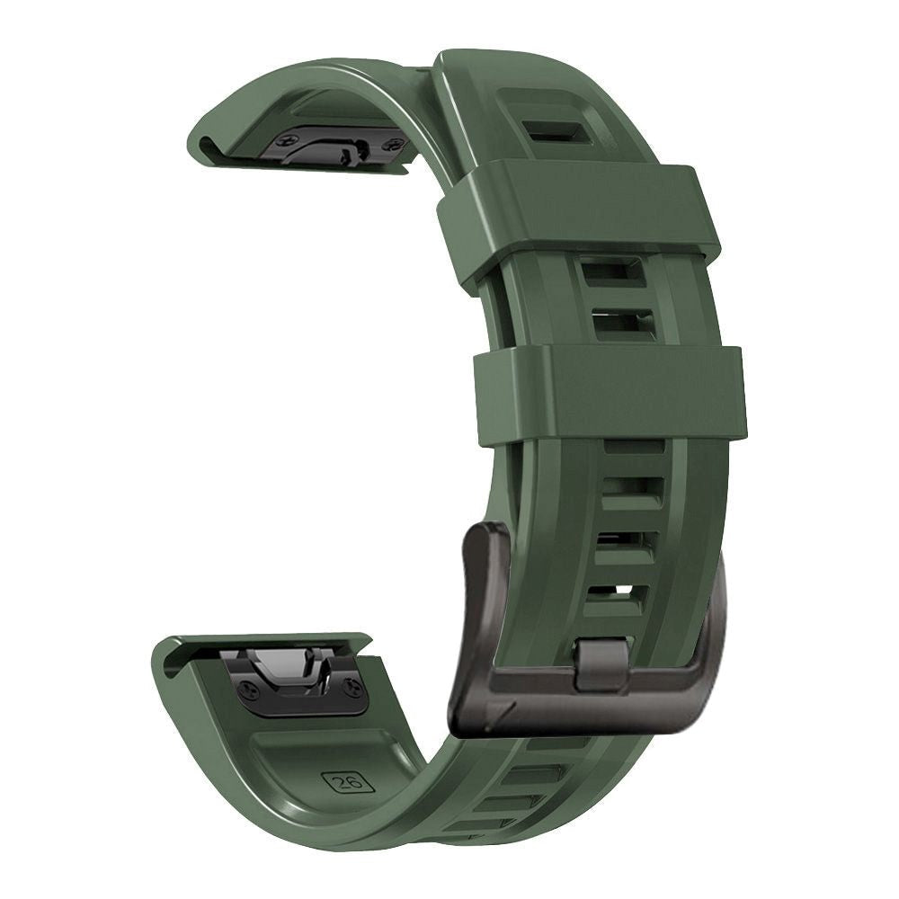 Universal Garmin 22mm QuickFit Rem Tech-Protect Icon Band Stropp - Mørk Grønn