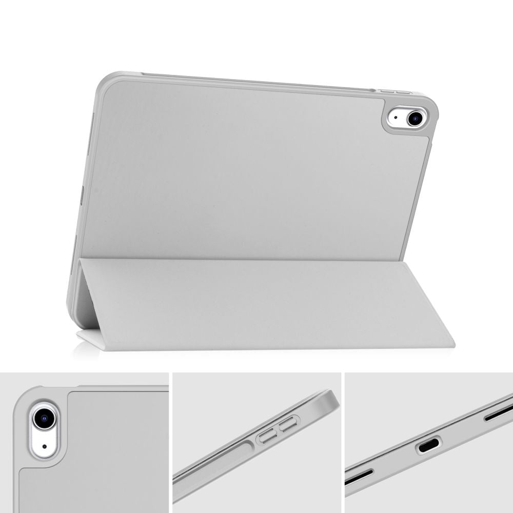 Tech-Protect iPad 11" (2025) / iPad 10.9" (2024/2022) SC Deksel m. Apple Pencil Holder - Grå
