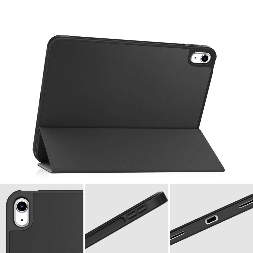 Tech-Protect iPad 11" (2025) / iPad 10.9" (2024/2022) SC Deksel m. Apple Pencil Holder - Svart
