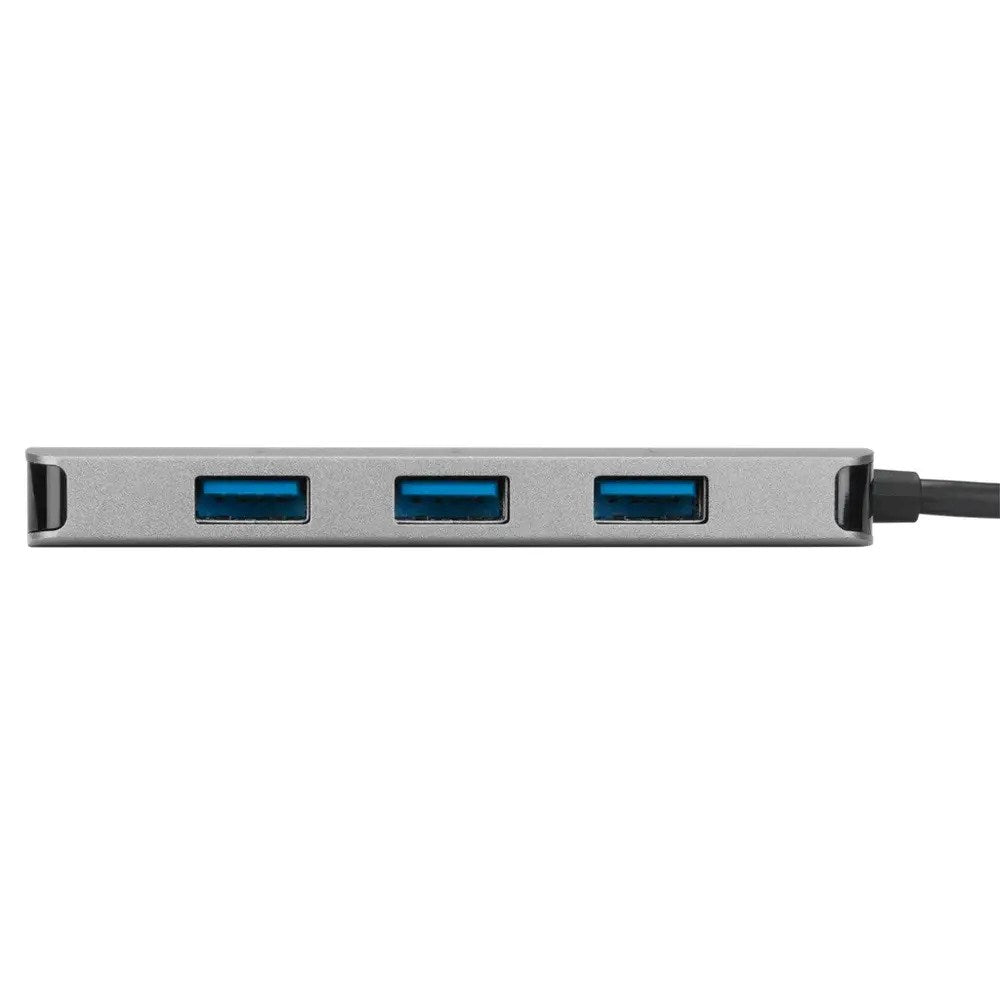 Targus USB-C Hub m. 4x USB-A - Sølv