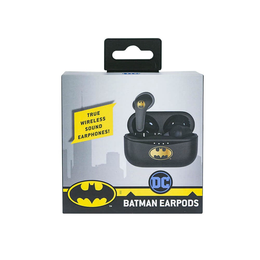 Batman OTL In-Ear True Wireless Hodetelefoner - Svart / Gul