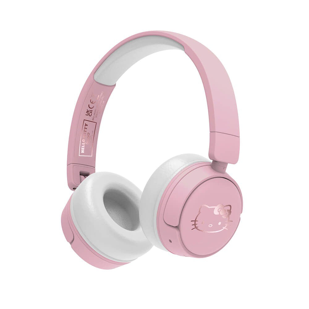 Hello Kitty OTL On-Ear Trådløse Hodetelefoner for Barn – Rosa / Hvit