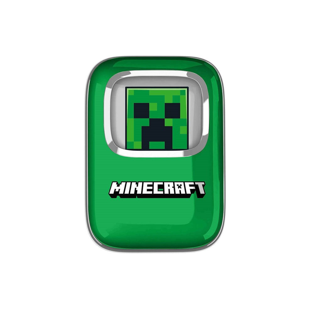 Minecraft OTL True Wireless In-Ear Hodetelefoner med Skyvbart Ladeetui - Grønn