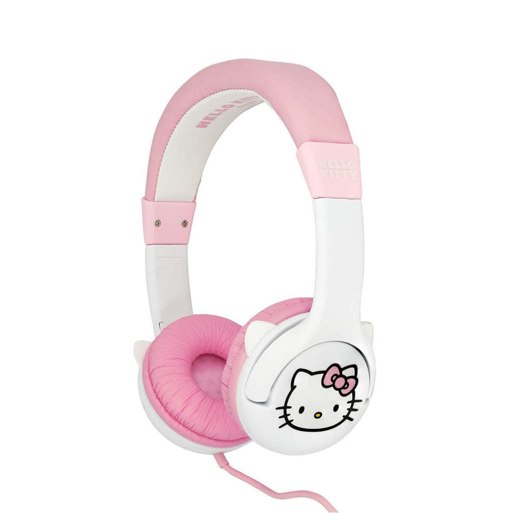 Hello Kitty OTL On-Ear Hodetelefoner for Barn med 3D-Ører – Maks. 85dB - Hvit / Rosa