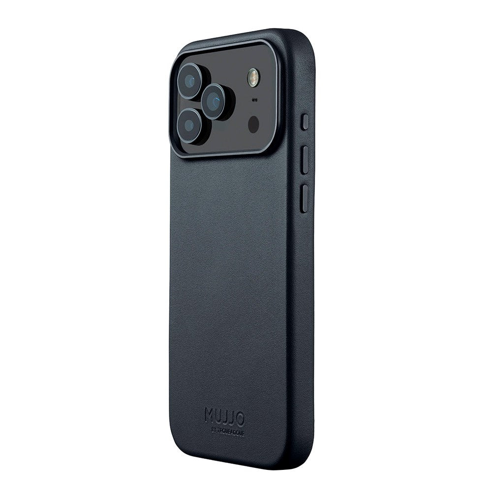 Mujjo iPhone 17 Pro Leather Case - MagSafe Kompatibel - Basalt