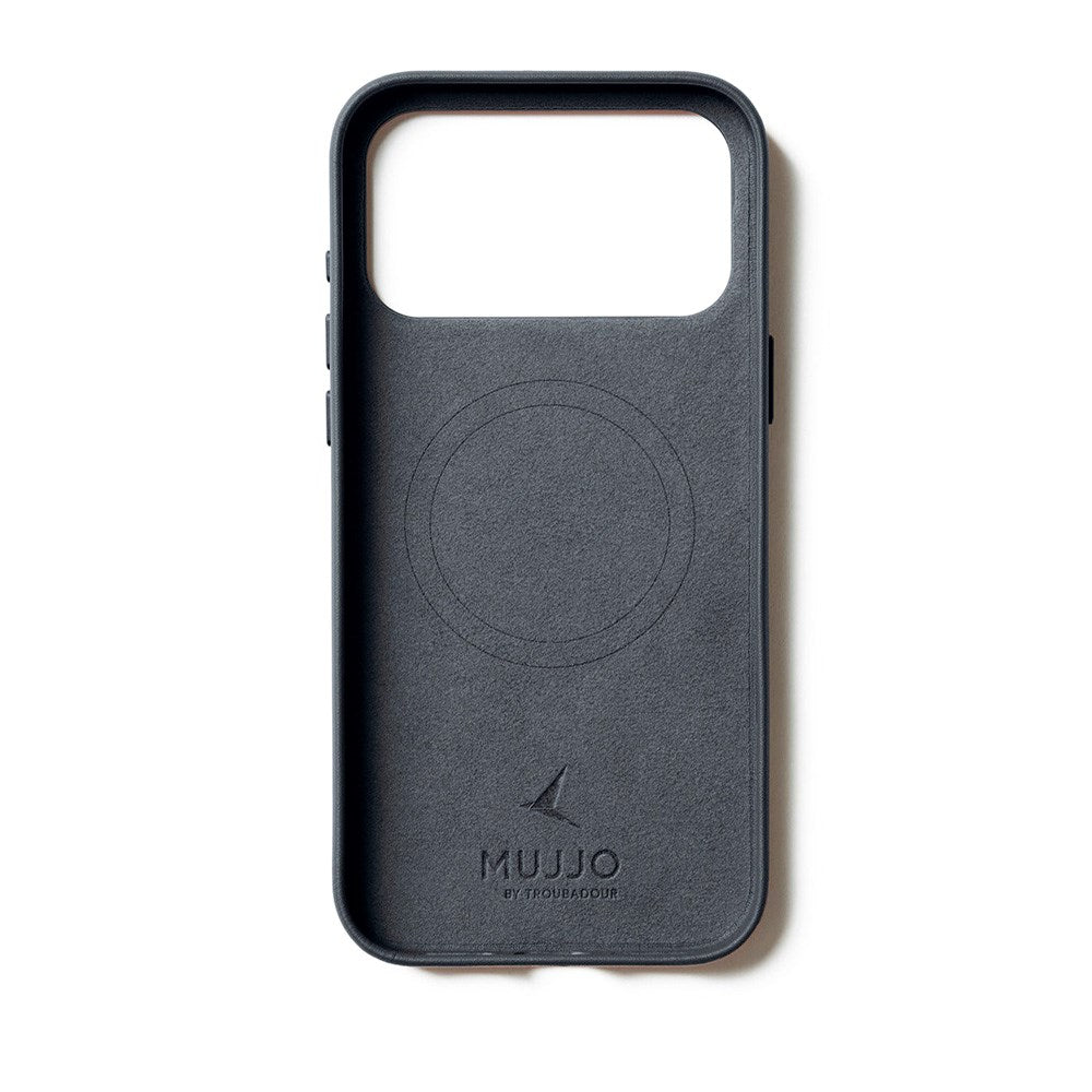 Mujjo iPhone 17 Pro Max Leather Case - MagSafe Kompatibel - Basalt